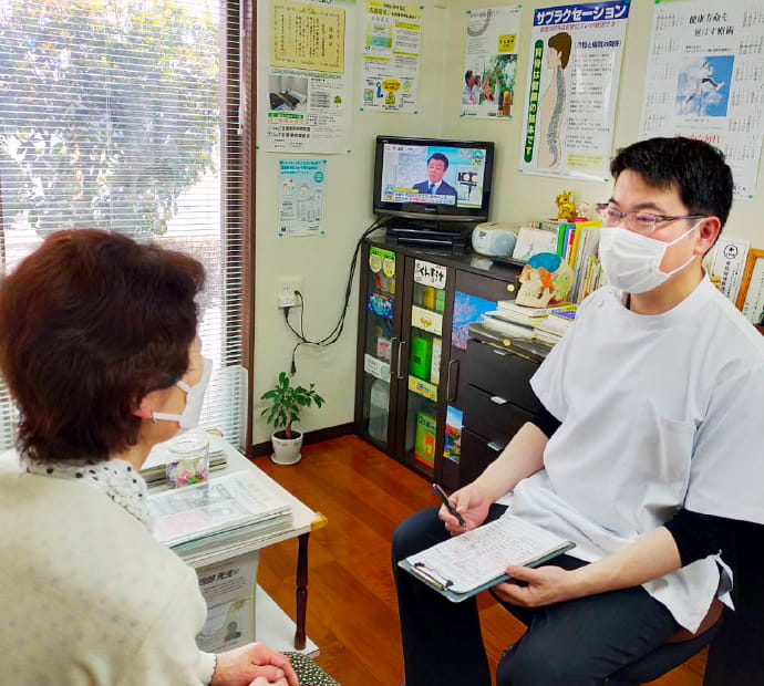 カウンセリングの様子